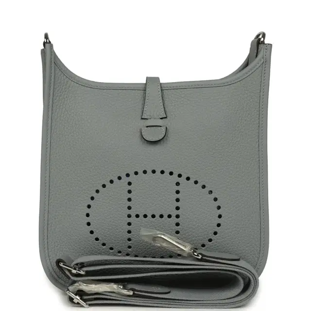 Hermes Evelyne 23 Gris Pantin Clemence Palladium Hardware Hermes Evelyne 23 Gris Pantin Clemence Palladium Hardware
