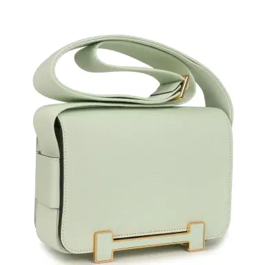 HERMÈS Hermes Geta Vert Fizz Chevre Mysore Gold Hardware | Thumbnail 2 HERMÈS Hermes Geta Vert Fizz Chevre Mysore Gold Hardware | Thumbnail 2