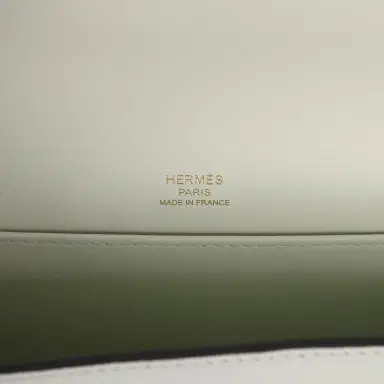 HERMÈS Hermes Geta Vert Fizz Chevre Mysore Gold Hardware | Thumbnail 8 HERMÈS Hermes Geta Vert Fizz Chevre Mysore Gold Hardware | Thumbnail 8