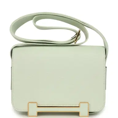 HERMÈS Hermes Geta Vert Fizz Chevre Mysore Gold Hardware | Thumbnail 1 HERMÈS Hermes Geta Vert Fizz Chevre Mysore Gold Hardware | Thumbnail 1