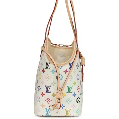 Louis Vuitton Louis Vuitton x Takashi Murakami Neverwoof MM White Multicolored Monogram Gold Hardware | Thumbnail 4 Louis Vuitton Louis Vuitton x Takashi Murakami Neverwoof MM White Multicolored Monogram Gold Hardware | Thumbnail 4