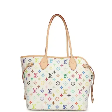 Louis Vuitton Louis Vuitton x Takashi Murakami Neverwoof MM White Multicolored Monogram Gold Hardware | Thumbnail 5 Louis Vuitton Louis Vuitton x Takashi Murakami Neverwoof MM White Multicolored Monogram Gold Hardware | Thumbnail 5