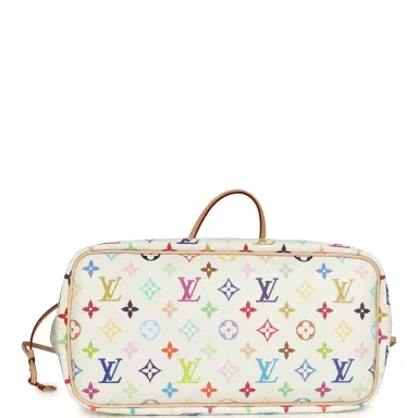 Louis Vuitton Louis Vuitton x Takashi Murakami Neverwoof MM White Multicolored Monogram Gold Hardware | Thumbnail 6 Louis Vuitton Louis Vuitton x Takashi Murakami Neverwoof MM White Multicolored Monogram Gold Hardware | Thumbnail 6