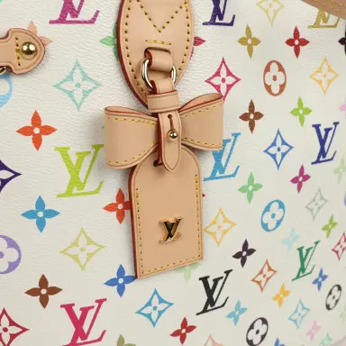 Louis Vuitton Louis Vuitton x Takashi Murakami Neverwoof MM White Multicolored Monogram Gold Hardware | Thumbnail 7 Louis Vuitton Louis Vuitton x Takashi Murakami Neverwoof MM White Multicolored Monogram Gold Hardware | Thumbnail 7