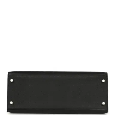 HERMÈS Pre-owned Hermes Kelly Sellier 28 Black Epsom Palladium Hardware | Thumbnail 6 HERMÈS Pre-owned Hermes Kelly Sellier 28 Black Epsom Palladium Hardware | Thumbnail 6