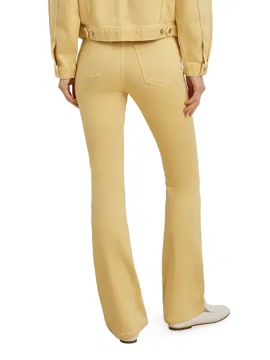 Favorite Daughter Women's Valentina Cotton Denim High-Rise Straight Jeans - Golden - Size 32 | Thumbnail 6 Favorite Daughter Women's Valentina Cotton Denim High-Rise Straight Jeans - Golden - Size 32 | Thumbnail 6