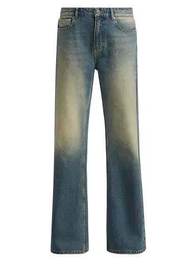 Moschino Jeans Women's Mid-Rise Straight Jeans - Multi Blue | Thumbnail 1 Moschino Jeans Women's Mid-Rise Straight Jeans - Multi Blue | Thumbnail 1