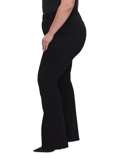 Good American Women's Good Legs Flare Never Fades Jeans - Black | Thumbnail 9 Good American Women's Good Legs Flare Never Fades Jeans - Black | Thumbnail 9