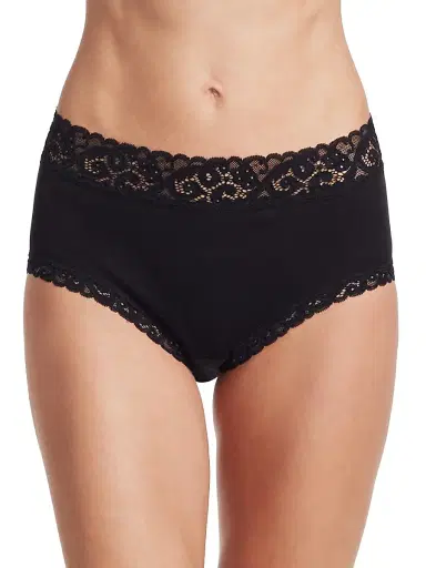 Hanro Women's Moments Full-Coverage Brief - White | Thumbnail 3 Hanro Women's Moments Full-Coverage Brief - White | Thumbnail 3