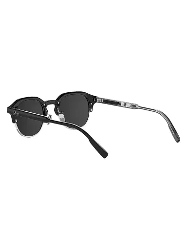 Dior Men's DioRibbon R1I 49MM Round Sunglasses - Black Smoke | Thumbnail 3 Dior Men's DioRibbon R1I 49MM Round Sunglasses - Black Smoke | Thumbnail 3