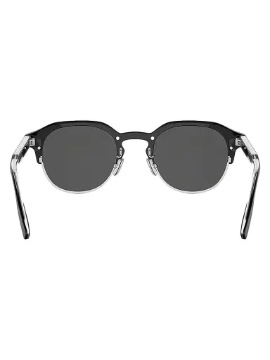 Dior Men's DioRibbon R1I 49MM Round Sunglasses - Black Smoke | Thumbnail 4 Dior Men's DioRibbon R1I 49MM Round Sunglasses - Black Smoke | Thumbnail 4