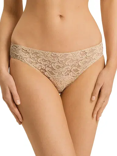 Hanro Women's Moments Floral Lace Briefs - Beige - Size Large | Thumbnail 4 Hanro Women's Moments Floral Lace Briefs - Beige - Size Large | Thumbnail 4