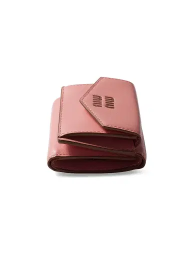 Miu Miu Women's Small Leather Wallet - Pink | Thumbnail 3 Miu Miu Women's Small Leather Wallet - Pink | Thumbnail 3