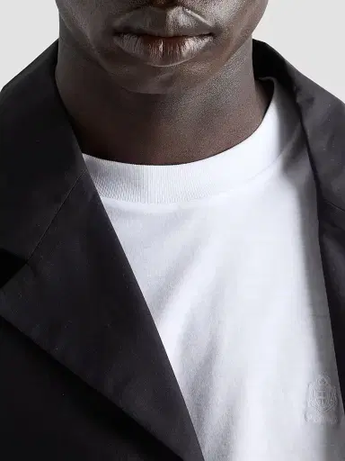 Prada Men's Cotton T-Shirt - White | Thumbnail 5 Prada Men's Cotton T-Shirt - White | Thumbnail 5
