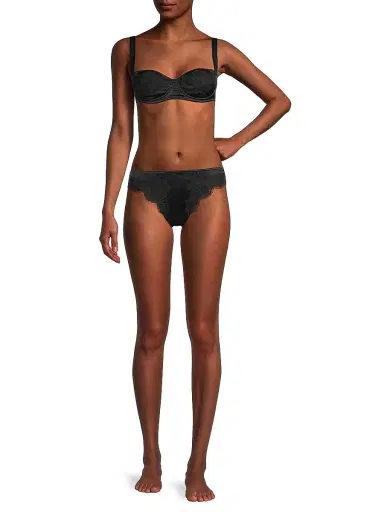 Dolce & Gabbana Women's Silk & Lace Balconnette Bra | Thumbnail 2 Dolce & Gabbana Women's Silk & Lace Balconnette Bra | Thumbnail 2