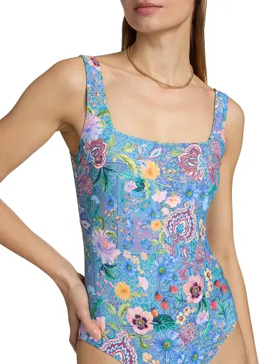 Johnny Was Women's Lilliana Lanthe Reversible One-Piece Swimsuit - Lilliana All Over - Size 26 | Thumbnail 6 Johnny Was Women's Lilliana Lanthe Reversible One-Piece Swimsuit - Lilliana All Over - Size 26 | Thumbnail 6
