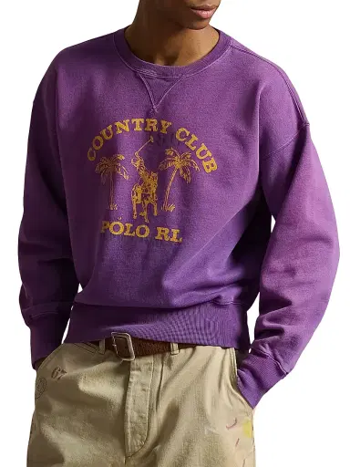 Polo Ralph Lauren Men's Vintage Fleece Cotton-Blend Sweatshirt | Thumbnail 3 Polo Ralph Lauren Men's Vintage Fleece Cotton-Blend Sweatshirt | Thumbnail 3