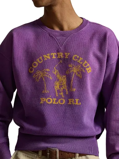 Polo Ralph Lauren Men's Vintage Fleece Cotton-Blend Sweatshirt | Thumbnail 5 Polo Ralph Lauren Men's Vintage Fleece Cotton-Blend Sweatshirt | Thumbnail 5