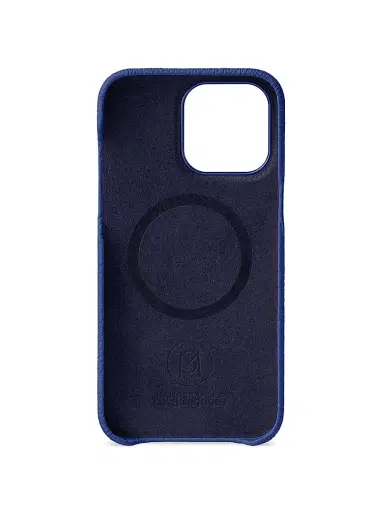 Maison de Sabre Leather Phone Case (iPhone 14 Pro) - Lapis Blue | Thumbnail 2 Maison de Sabre Leather Phone Case (iPhone 14 Pro) - Lapis Blue | Thumbnail 2