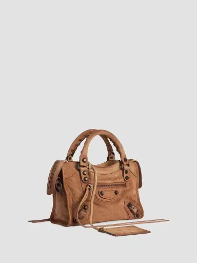 Balenciaga Women's Le City Top Handle Bag - Camel | Thumbnail 2 Balenciaga Women's Le City Top Handle Bag - Camel | Thumbnail 2