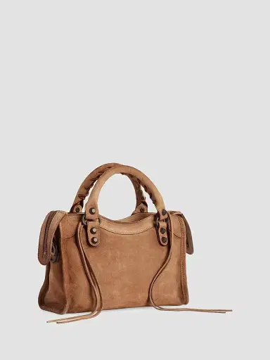 Balenciaga Women's Le City Top Handle Bag - Camel | Thumbnail 3 Balenciaga Women's Le City Top Handle Bag - Camel | Thumbnail 3