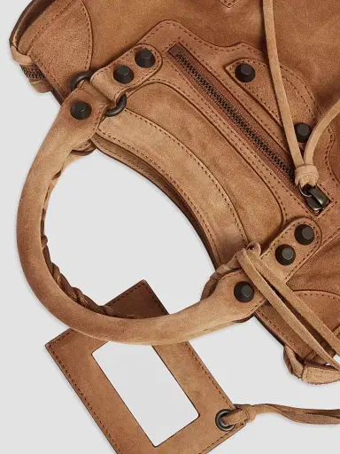 Balenciaga Women's Le City Top Handle Bag - Camel | Thumbnail 6 Balenciaga Women's Le City Top Handle Bag - Camel | Thumbnail 6