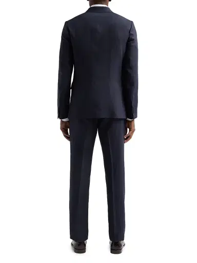 Paul Smith Men's Gents Tailored 2-Button Linen Suit - Very Dark Navy | Thumbnail 3 Paul Smith Men's Gents Tailored 2-Button Linen Suit - Very Dark Navy | Thumbnail 3