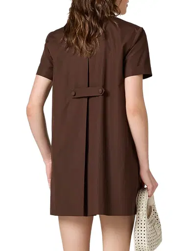 Miu Miu Women's Poplin Dress | Thumbnail 3 Miu Miu Women's Poplin Dress | Thumbnail 3