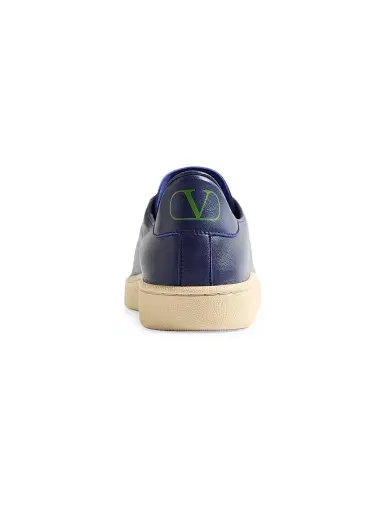 Valentino Garavani Men's Royco Sneakers in Nappa Calfskin - Indigo | Thumbnail 5 Valentino Garavani Men's Royco Sneakers in Nappa Calfskin - Indigo | Thumbnail 5