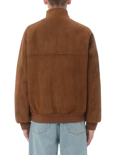 Valentino Garavani Men's Suede Jacket - Brown | Thumbnail 4 Valentino Garavani Men's Suede Jacket - Brown | Thumbnail 4