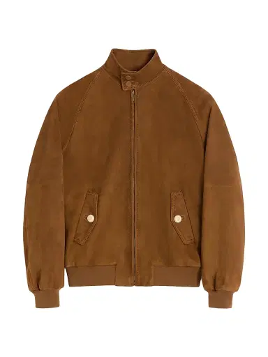 Valentino Garavani Men's Suede Jacket - Brown | Thumbnail 1 Valentino Garavani Men's Suede Jacket - Brown | Thumbnail 1
