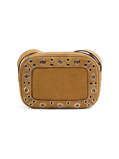 Valentino Garavani Men's Nellcôte Suede Shoulder Bag - Havana Beige | Thumbnail 6 Valentino Garavani Men's Nellcôte Suede Shoulder Bag - Havana Beige | Thumbnail 6
