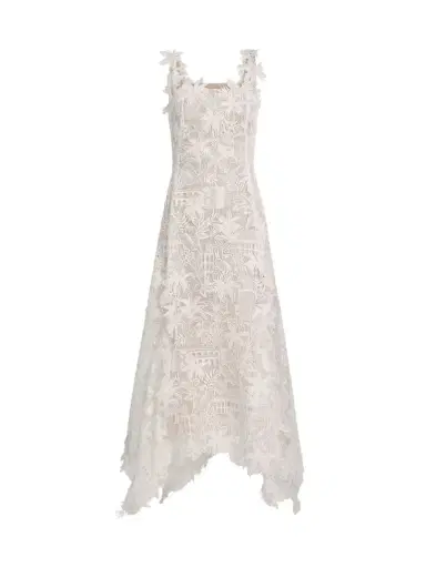Oscar de la Renta Dominican Landscape Guipure Dress | Thumbnail 1 Oscar de la Renta Dominican Landscape Guipure Dress | Thumbnail 1