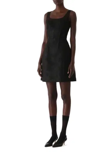 Jason Wu Collection SLEEVELESS TEXTURED FRAY JACQUARD MINI DRESS | Thumbnail 6 Jason Wu Collection SLEEVELESS TEXTURED FRAY JACQUARD MINI DRESS | Thumbnail 6