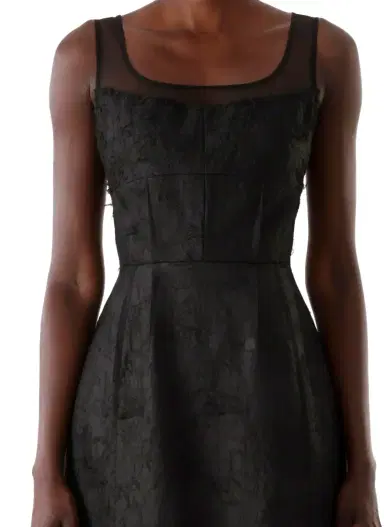 Jason Wu Collection SLEEVELESS TEXTURED FRAY JACQUARD MINI DRESS | Thumbnail 7 Jason Wu Collection SLEEVELESS TEXTURED FRAY JACQUARD MINI DRESS | Thumbnail 7