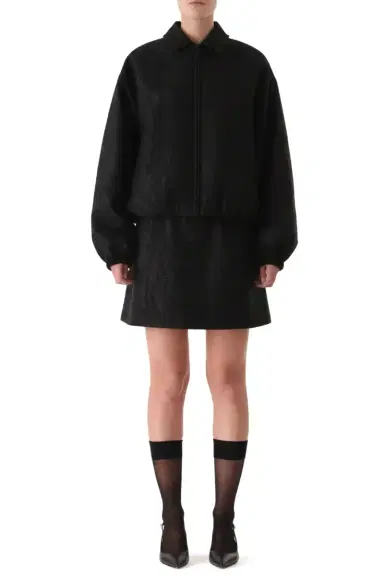 Jason Wu Collection TEXTURED FRAY JACQUARD JACKET | Thumbnail 1 Jason Wu Collection TEXTURED FRAY JACQUARD JACKET | Thumbnail 1