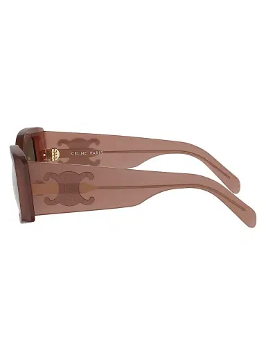 CELINE Women's Maxi Triomphe 53MM Rectangular Sunglasses - Lightbrown Gradient Brown | Thumbnail 3 CELINE Women's Maxi Triomphe 53MM Rectangular Sunglasses - Lightbrown Gradient Brown | Thumbnail 3