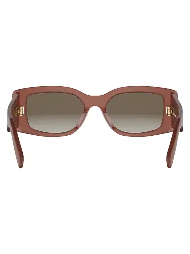 CELINE Women's Maxi Triomphe 53MM Rectangular Sunglasses - Lightbrown Gradient Brown | Thumbnail 5 CELINE Women's Maxi Triomphe 53MM Rectangular Sunglasses - Lightbrown Gradient Brown | Thumbnail 5