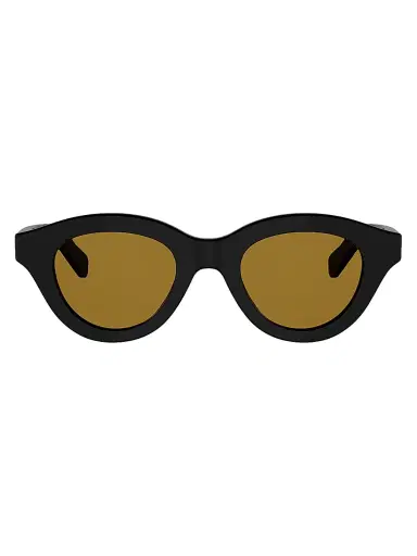 Celine Women's Triomphe Mini 47MM Oval Sunglasses - Shiny Black Roviex | Thumbnail 2 Celine Women's Triomphe Mini 47MM Oval Sunglasses - Shiny Black Roviex | Thumbnail 2