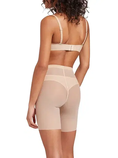 Wolford Women's Tulle Control Shorts - Clay | Thumbnail 3 Wolford Women's Tulle Control Shorts - Clay | Thumbnail 3