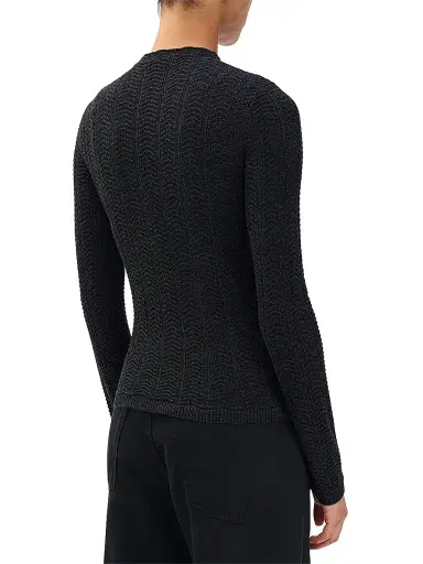 rag & bone Women's Francesca Wool Turtleneck Sweater - Charcoal | Thumbnail 5 rag & bone Women's Francesca Wool Turtleneck Sweater - Charcoal | Thumbnail 5