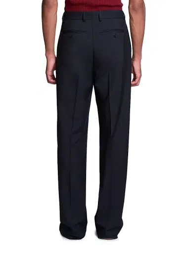 Dries Van Noten Men's Penrud Wool-Mohair Straight-Leg Pants | Thumbnail 5 Dries Van Noten Men's Penrud Wool-Mohair Straight-Leg Pants | Thumbnail 5