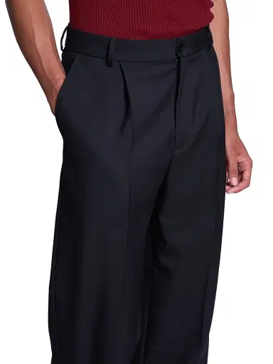 Dries Van Noten Men's Penrud Wool-Mohair Straight-Leg Pants | Thumbnail 6 Dries Van Noten Men's Penrud Wool-Mohair Straight-Leg Pants | Thumbnail 6