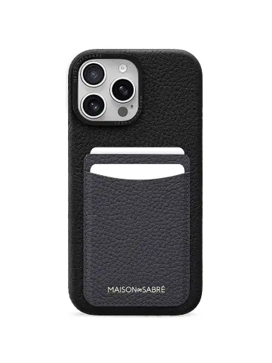 MAISON de SABRÉ Card Phone Case (iPhone 16 Pro) - Graphite Caviar | Thumbnail 5 MAISON de SABRÉ Card Phone Case (iPhone 16 Pro) - Graphite Caviar | Thumbnail 5