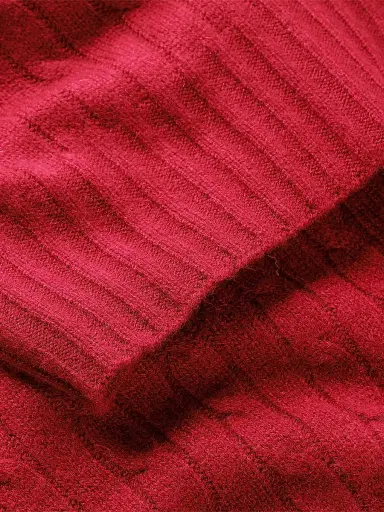 Ralph Lauren Cabled Cashmere Throw Blanket | Thumbnail 3 Ralph Lauren Cabled Cashmere Throw Blanket | Thumbnail 3