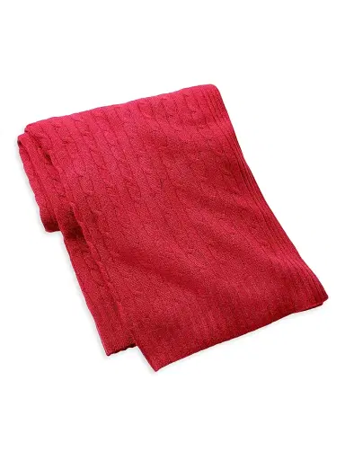 Ralph Lauren Cabled Cashmere Throw Blanket | Thumbnail 1 Ralph Lauren Cabled Cashmere Throw Blanket | Thumbnail 1