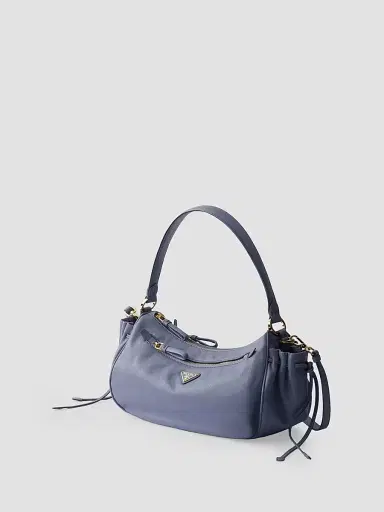 Prada Women's Leather Top Handle Bag - Blue | Thumbnail 2 Prada Women's Leather Top Handle Bag - Blue | Thumbnail 2
