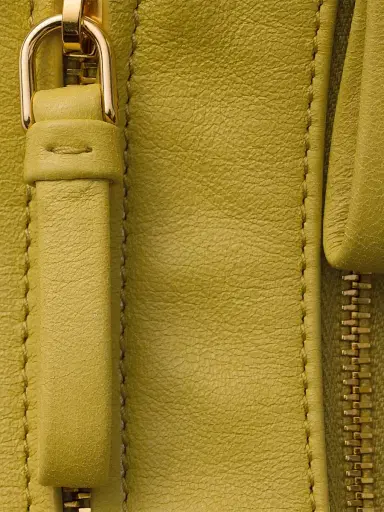 Prada Women's Leather Top Handle Bag - Yellow | Thumbnail 7 Prada Women's Leather Top Handle Bag - Yellow | Thumbnail 7