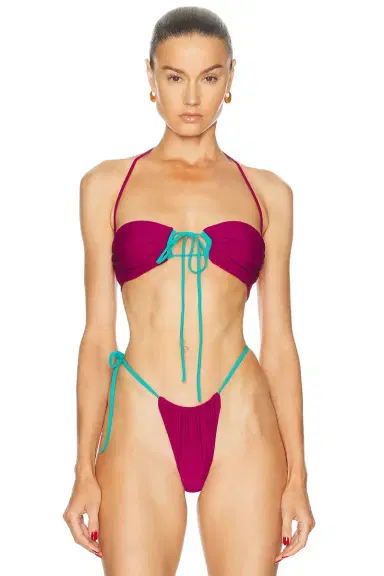 Heavy Manners Ruched Bandeau Bikini Top | Thumbnail 2 Heavy Manners Ruched Bandeau Bikini Top | Thumbnail 2