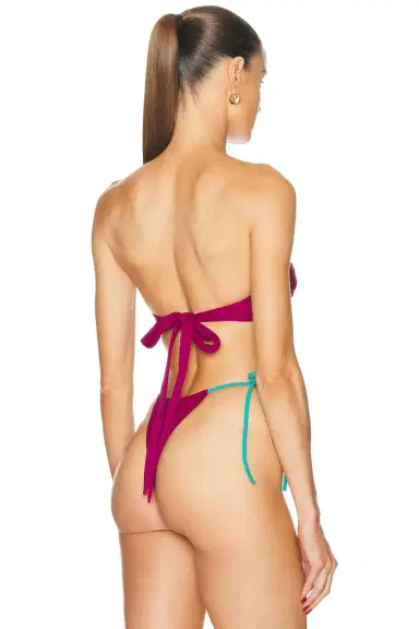 Heavy Manners Ruched Bandeau Bikini Top | Thumbnail 4 Heavy Manners Ruched Bandeau Bikini Top | Thumbnail 4